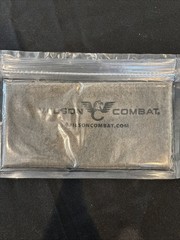 Wilson Combat Silicone Cleaning Cloth, Gray, Wilson Combat Logo