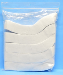 Pro Shot Cotton Patches 1 1/8″ Square 1000 Count Fits: 22 6MM 243 6.5MM 270
