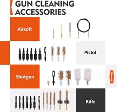 Gun Cleaning Kit Rifle Pistol Shotgun Universal Cleaning Kit for All Calibers