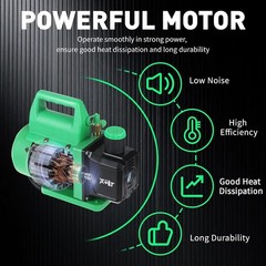 4.5 CFM Vacuum Pump PB Motor Tech Manifold Gauge Set