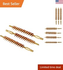 Top-Quality .44 Caliber Bore Brush Set: 3 Bronze Brushes for Gunsmith Excellence