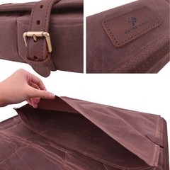 Heavy Duty Canvas Shotgun Cleaning Mat Pad Rifle Clean Kits Pocket for Shooting