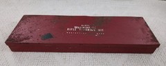 Vintage Montgomery Wards Western Field Rifle Cleaning Kit Red Nice Condition!