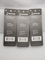 LOT OF 3-RYNO COTTON SWAB 20GA /28GA, SHOTGUN COTTON CLEANING SWABS, NEW