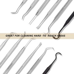 Gun Cleaning Brushes Picks Kit Set Brass Copper Steel Nylon Stainless Steel Ploy