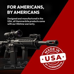 HammerBite Rifle Magwell Stand Bench Block – Pistol Cleaning Holder USA