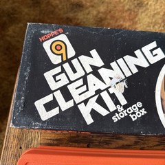 VINTAGE Hoppe’s No. 9 Gun Cleaning Kit In Case Oil Can Patches Universal