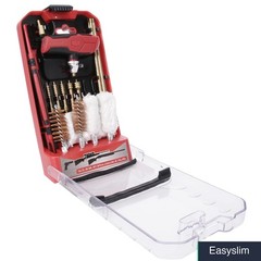 Gun Cleaning Kit 22 Piece Shotgun Rifle Multi-Caliber with Case