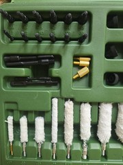 GLORYFIRE Universal Gun Cleaning Kit Brass Rods Rifle Pistol Shotgun Case