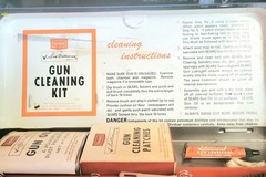 Sears Ted Williams Gun Cleaning Kit In Metal Case All Gauges Rifle Vintage 1960s