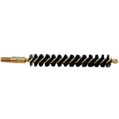 Pro-Shot Nylon Bore Brushes: Heavy-Duty Nylon Bristle & Brass .22 CAL (Pistol)