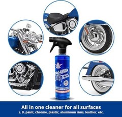 Motorcycle Cleaner Wash&Shine 66 | WATERLESS Motorcycle Wash with Ultra Shine