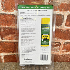 REMINGTON MINI FAST SNAP CLEANING KIT FOR .357 / .380 / .38 Cal / 9 mm – New