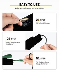 ALL IN 1 Gun Cleaning Supplies Rifle Pistol Shotgun Firearm Cleaning Kit w/ Mat