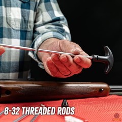 .30 Caliber Rifle Gun Cleaning Kit With Aluminum Rod And Fp 10 Lubricant