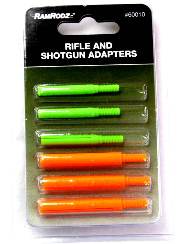 RamRodz 6pc Rifle and Shotgun Replacement Cleaning Rod Adapters #60010, New