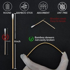 High Absorbent Gun Cleaning Patches & Swabs Set in Convenient Storage Case