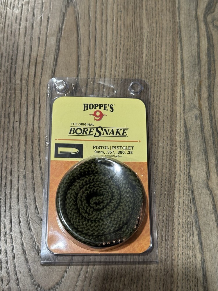Hoppe’s Pistol 24002D Den Boresnake Cleaner 357 380 9mm Caliber