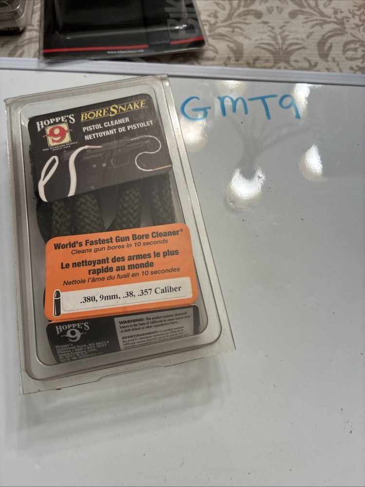 (1) BoreSnake Hoppe’s Original Pistol Nos Oem 24002 Sold Individually