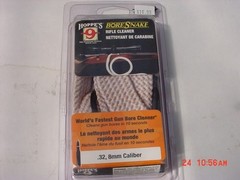 HOPPE’S BORESNAKE BORE SNAKES NEW #24016 .32, 8mm cal