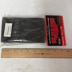 Gun Wipes By Sack-Up Black Tubular Constructed 3 Pack Silicone Treated Fabric
