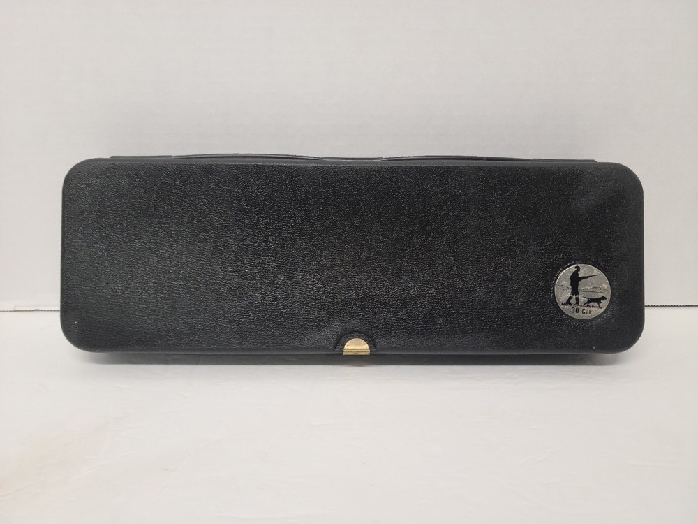 Vtg Outers Gunslick Gun Rifle Cleaning Kit 477 Black Plastic Box for 30 Cal
