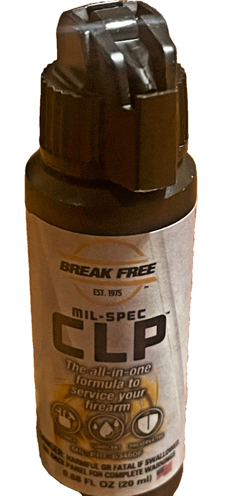 New Break Free breakfree CLP .88 OZ bottle weapon gun oil cleaner lube Mil-spec