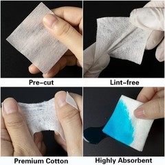 1800 PCS Cleaning Patches – Highly Absorbent, Lint Free Patches, 2″x2″ Cleani…