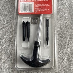 Outers Pistol 1 Piece Cleaning Rod .38 357 40 44 45 Caliber 9mm 10mm 41803-With