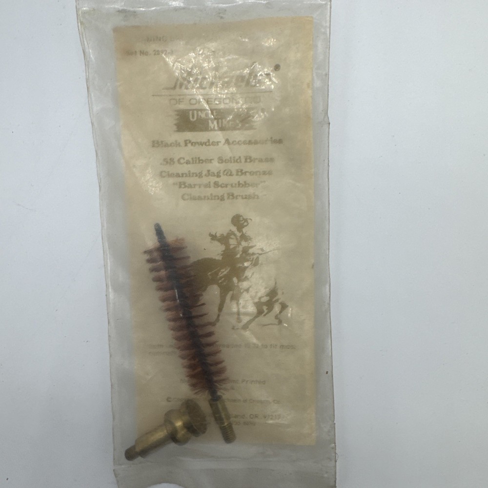 Uncle Mikes 2892-3 58 Cal Cleaning Jag And Brush