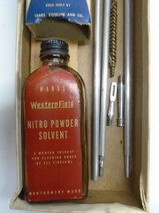 Vintage J.C. HIGGENS “.22 CAL” RIFLE CLEANING KIT – No. 723 – Used but Complete
