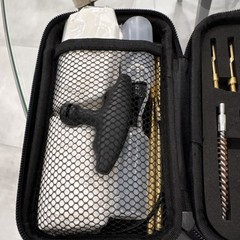 BOOSTEADY Universal Gun Cleaning Kit Black Brass Plastic with Case Bore Brush