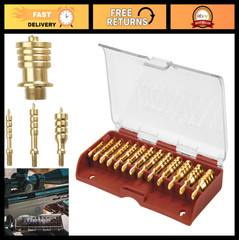 13-Piece Brass Jag Set for Rifle Cleaning & Maintenance with Storage Case