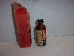 Vintage Sears Nitro Powder Solvent 2Oz Bottle Empty In The Original Box
