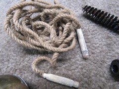 Yugoslavian Mauser Cleaning Kit M48 M24 8MM Oiler Muzzle Protector Bore Brush