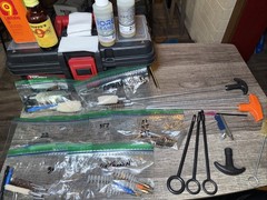 Gun Cleaning Brushes Mops Lube Cleaner .22 .30 .357 .45 .38 .243 .270 Shotgun