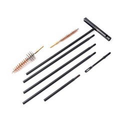 10-Piece Rifle Cleaning Kit | .223 & .30 Cal | Compact Field Kit w/ Pouch