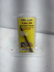Pro-Shot Benchrest Brush & Cotton Bore Mop For .l6mm/ .243
