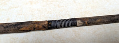 Antique Three Piece Wooden & Brass Gun Cleaning Rod From England Rough Works