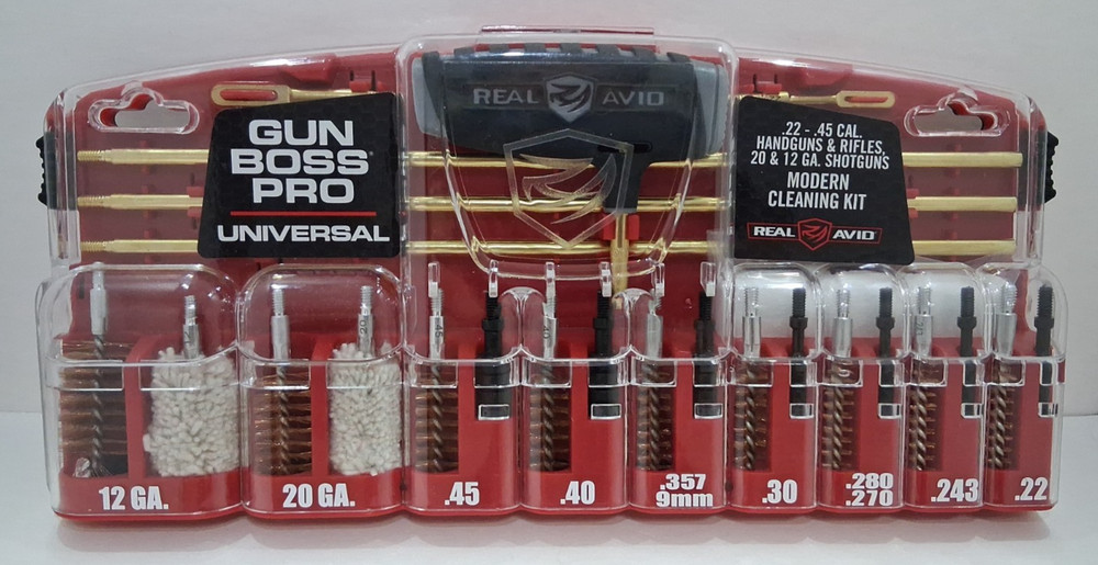 Real Avid Gun Boss Pro Universal Cleaning Kit Handguns Rifles & Shotguns New
