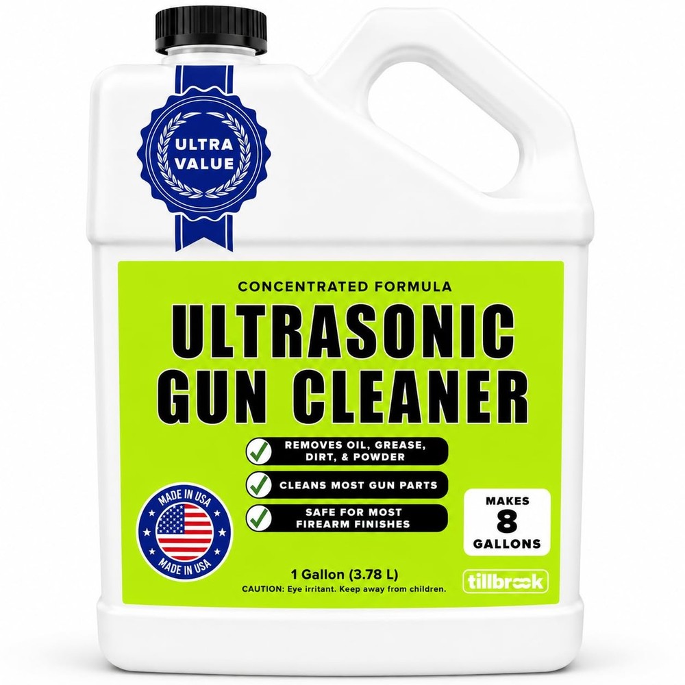 Ultrasonic Gun Cleaner – Makes 8 Gallons – Tillbrook Concentrated Ultrasonic…