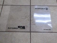 Smith & Wesson M&P 9 Shield Plus FFL Dealer Gun Counter Mat Display Clear Poly