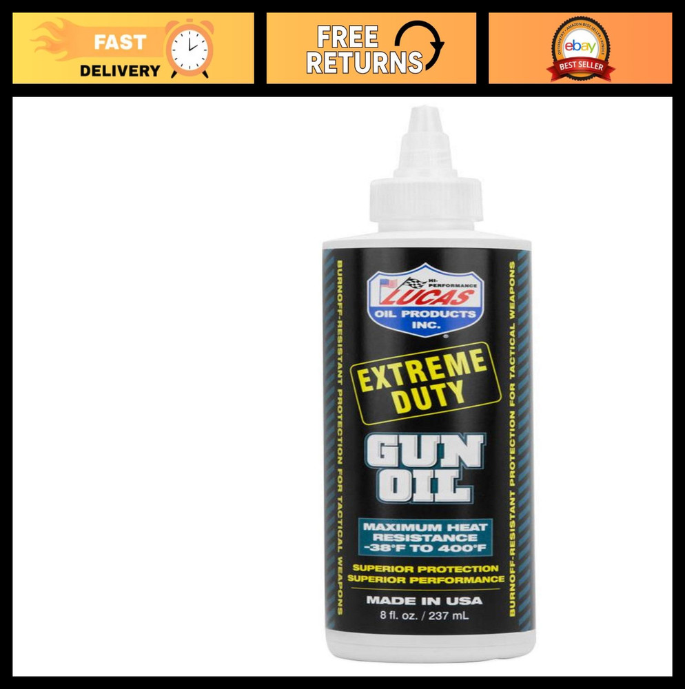 Extreme Duty Gun Oil – High-Performance Lubricant for Firearms, Rust Protection