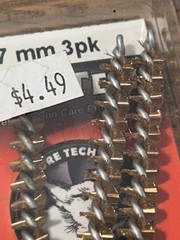 Bore Tech BTBR-07-003 Bronze Rifle Bore Brushes 7mm .270 Caliber 3pk New Sealed