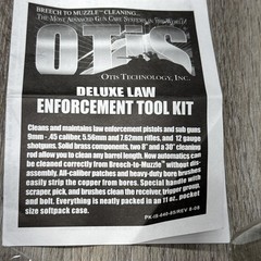 Otis Deluxe Law Enforcement Soldiers Tool Kit NSN: 5180-01-516-3225 READ