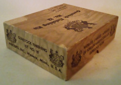 VTG HERTER’S GUNSTOCK FINISHING KIT NO. 12 SATINSILICOL FRENCH RED LIQUID Aa
