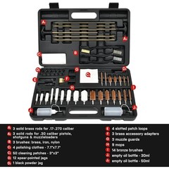 Gun Cleaning Kit All-in-One Shotguns Pistols Portable Maintenance Tools New
