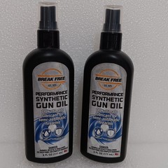 (2) Break Free Performance Synthetic Gun Oil Spray 6 oz. The Ultimate Lubricant