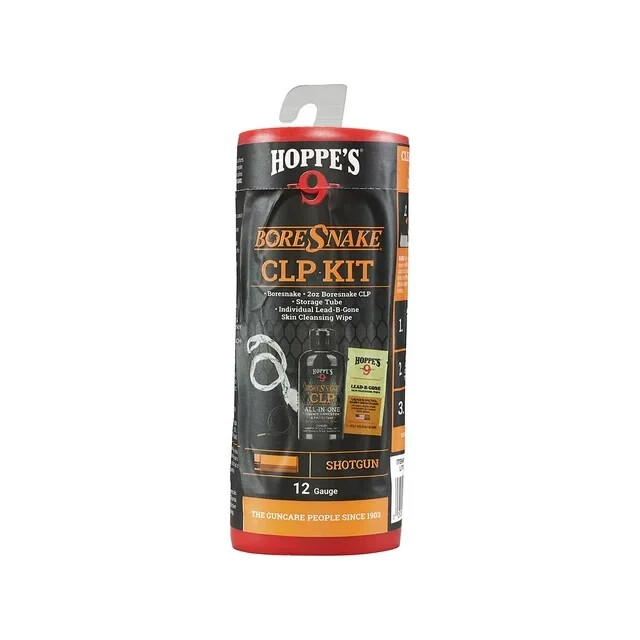 Hoppe’s Boresnake CLP 12 Gauge Shotgun Barrel Cleaning Kit