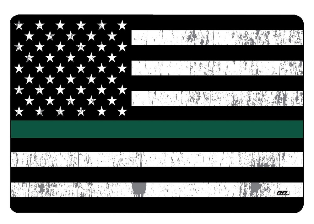Rogue River Tactical Thin Green Line Flag Gun Cleaning Mat Bench Pad Gift for…